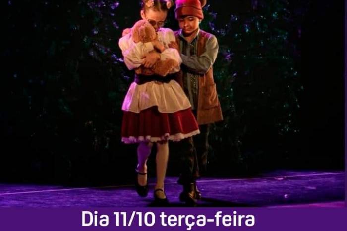 A peça Casinha de Chocolate será apresentada no Salão Comunitário da Z3 com entrada gratuita. Alunos da Emef Almirante Raphael Brusque são convidados especiais
