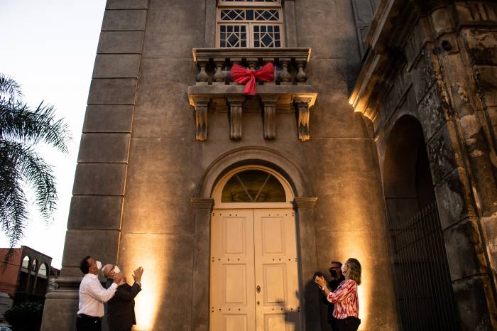 Restauro da Torre Sul da Igreja Matriz de Pelotas foi entregue nesta quinta-feira (16)
