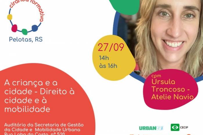 Evento desenvolvido em parceria com a Rede Urban95/Cecip faz parte do Ciclo Formativo Intersetorial sobre a Primeira Infância