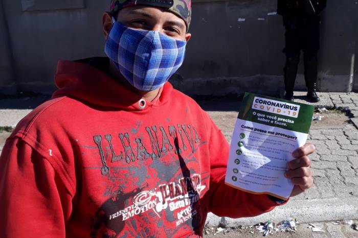 Município realiza ação educativa e preventiva no loteamento, com participação da Seplag e apoio das secretarias de Segurança Pública e de Saúde