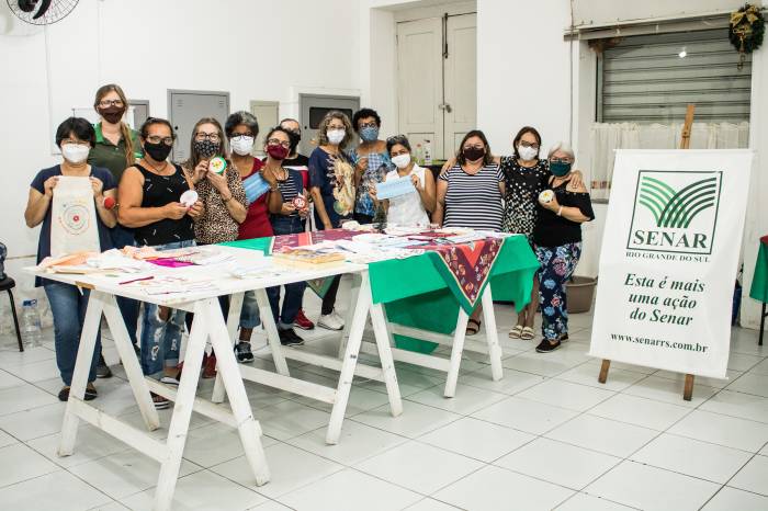 Parceria entre Prefeitura e o Serviço Nacional de Aprendizagem Rural do RS promoveu três cursos desde setembro. Foram os primeiros depois do início da pandemia