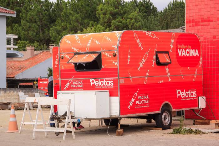A unidade itinerante vai funcionar em novo horário, das 8h30 às 13h