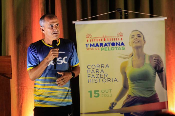 Cerimônia contou com palestra do corredor e medalhista olímpico Vanderlei Cordeiro de Lima