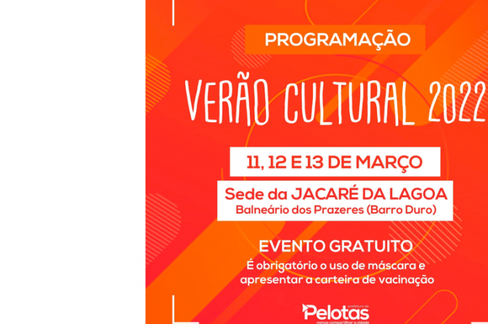 As apresentações artísticas deste final de semana começam na sexta-feira e se estendem pelo sábado e domingo na sede da Jacaré da Lagoa. Todas as atrações são gratuitas