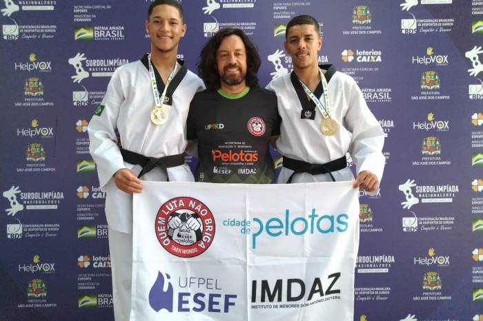O resultado garantiu vaga para os dois jovens pelotenses no evento internacional para surdos Deaflympics, que ocorrerá em Caxias do Sul, em maio de 2022