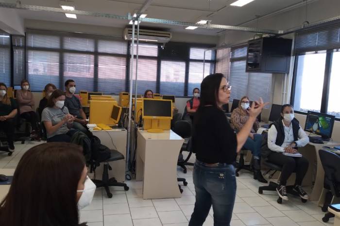 Encontros ocorreram no Cetep e contaram com a participação de 25 professores
