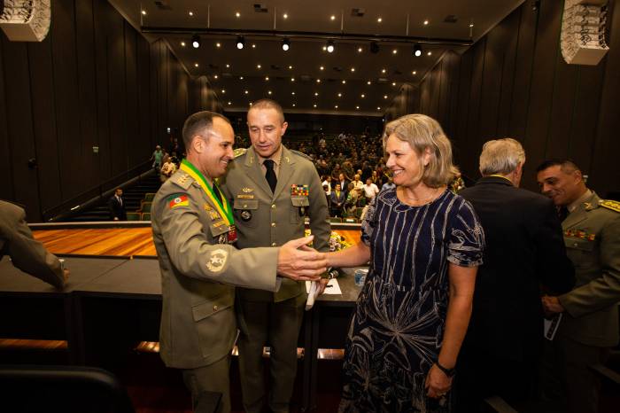 O tenente-coronel Leandro Brandão dos Santos é o novo comandante da instituição no lugar do coronel Cláudio de Azevedo Goggia
