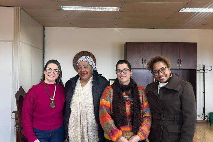 Na manhã desta terça-feira (10) a equipe da SPM foi recebida pela reitora da Universidade