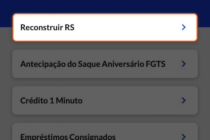 Opção no aplicativo do Banrisul havia saído do ar e retornou nesta quinta-feira