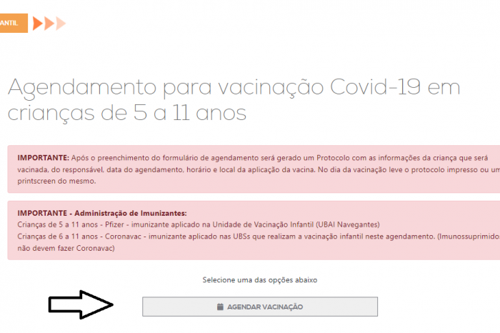 Os horários disponibilizados dependem de estoque disponível no Município e da chegada de novas remessas de imunizantes contra a Covid-19