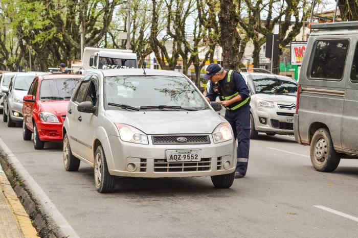 Na abertura terá Blitz, na avenida Bento Gonçalves, com ações de educação e conscientização para segurança no trânsito