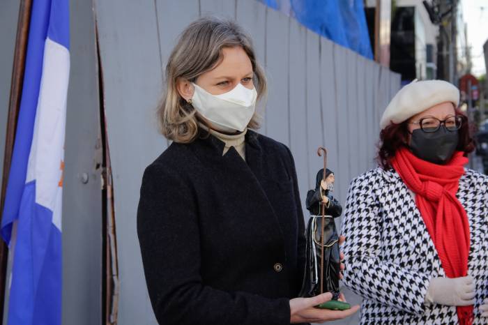 Santo é considerado o padroeiro da cidade. Procissão foi integrada por carros e motos, e acompanhada pelos fiéis