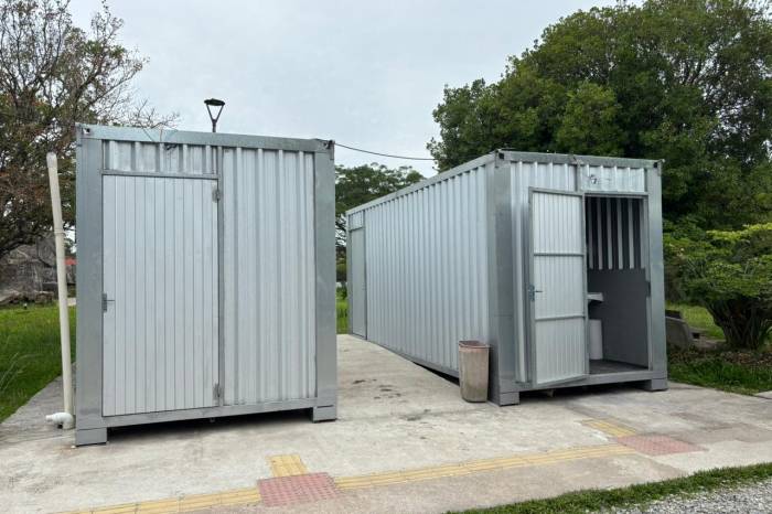 Além dos banheiros, o espaço continua sendo preparado para melhores condições neste verão