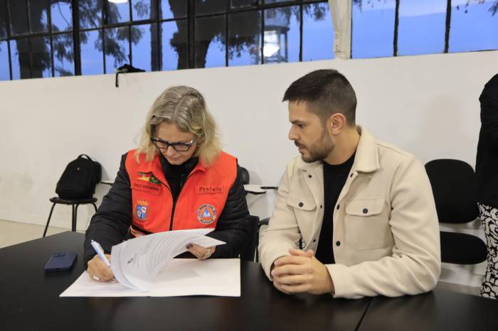 Prefeitura vai trabalhar em conjunto com a organização AbrigosRS em um convênio que será celebrado nesta segunda-feira (13)