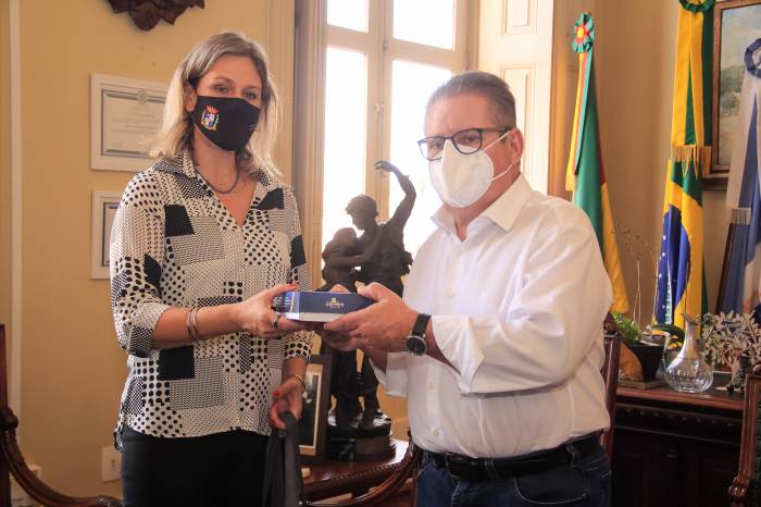 É a primeira visita oficial de Ranolfo Vieira Júnior a Pelotas após ter assumido o cargo