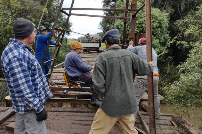 Travessia de 35 metros está localizada na divisa do 5º e 7º distritos – Cascata e Quilombo