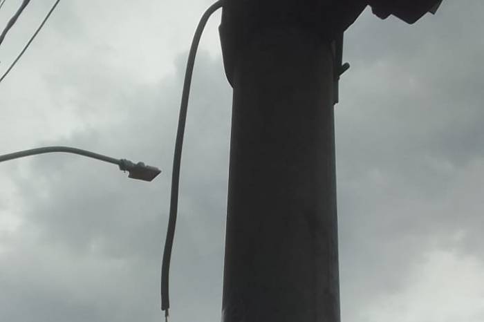 No início da manhã, Secretaria foi informada do delito, que ocorreu durante a madrugada na esquina da Félix com Neto