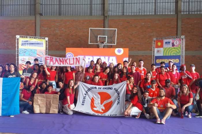 A Escola Estadual Doutor Franklin Olivé Leite ficou entre as 60 instituições do Estado com melhor pontuação