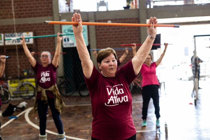 Atividades incluem pilates, ginástica, boxe, dança, ritmos e apresentação de Taekwondo