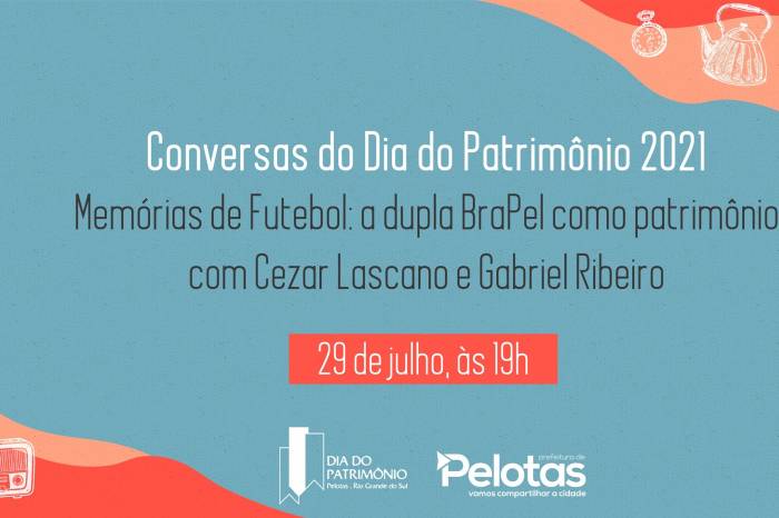 César Lascano e Gabriel Ribeiro vão compartilhar memórias sobre a dupla BraPel, no encontro que destaca o futebol como patrimônio imaterial de Pelotas