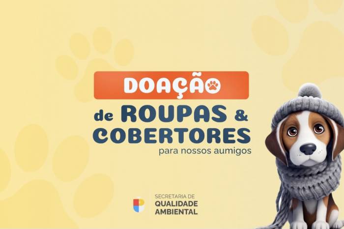 Campanha da SQA busca reforçar proteção dos animais nos dias frios