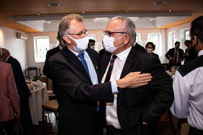 Os 60 anos do relançamento da hidrovia Lagoa Mirim-Lagoa dos Patos foram comemorados em encontro em Porto Alegre, na presença de autoridades brasileiras e uruguaias