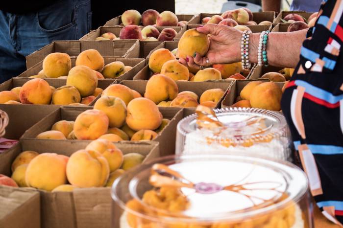No Largo do Mercado Central, com a presença do prefeito em exercício Idemar Barz, foi aberta a comercialização direta da fruta do produtor ao consumidor