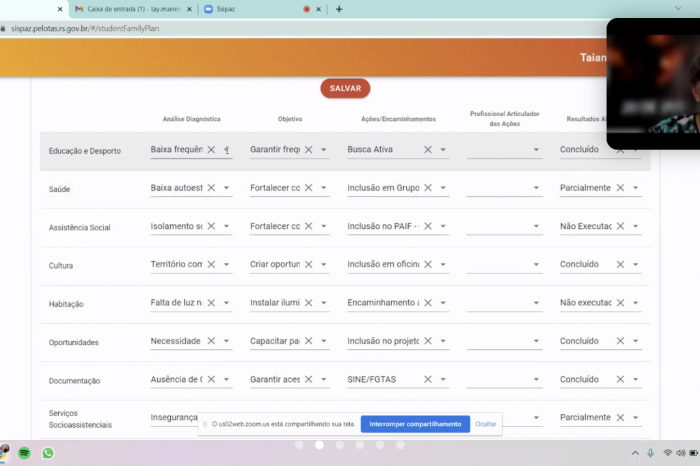 Cerimônia virtual marcou o início da nova fase do programa, que integra o Pacto Pelotas pela Paz, com aprimoramento do Sispaz. Prefeita Paula Mascarenhas acompanhou o evento