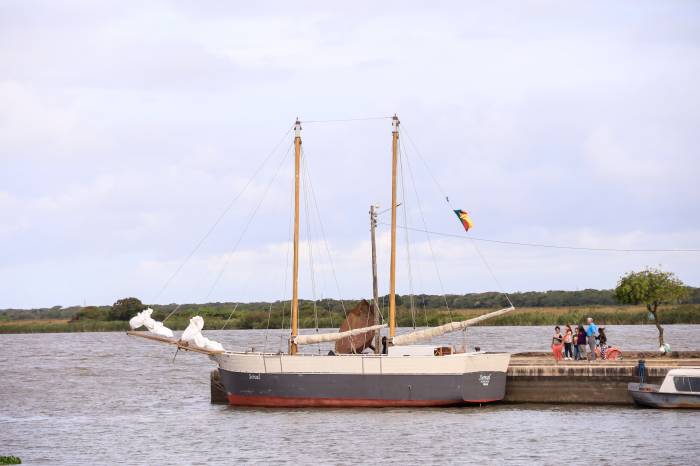 Embarcação original foi usada por Giuseppe Garibaldi na tomada do porto de Laguna durante a Revolução Farroupilha