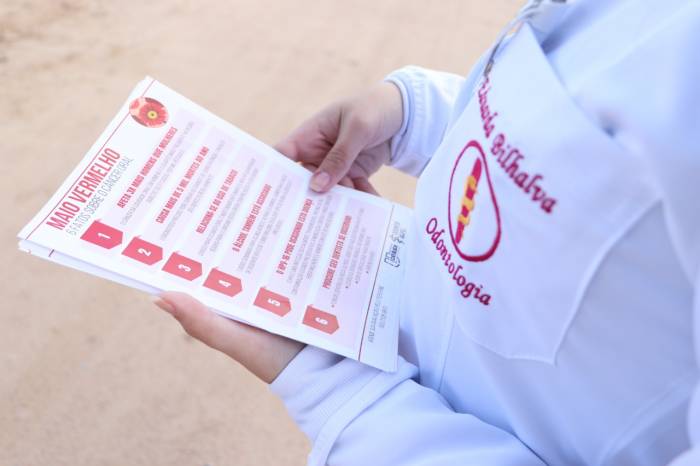 Programação do Município ocorre desde o final de abril, com objetivo de conscientizar quanto à prevenção ao câncer bucal. UCPel promoveu o Dia D, com atendimentos a pacientes agendados para exames clínicos e biópsias nesta sexta-feira