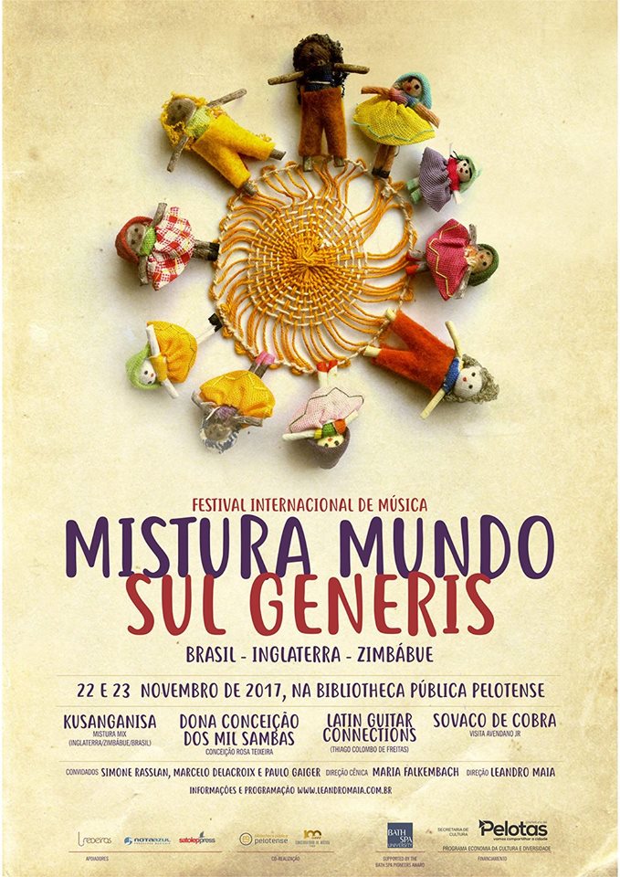 Encontro musical entre Brasil, Inglaterra e Zimbábue ocorre a partir dessa quarta-feira