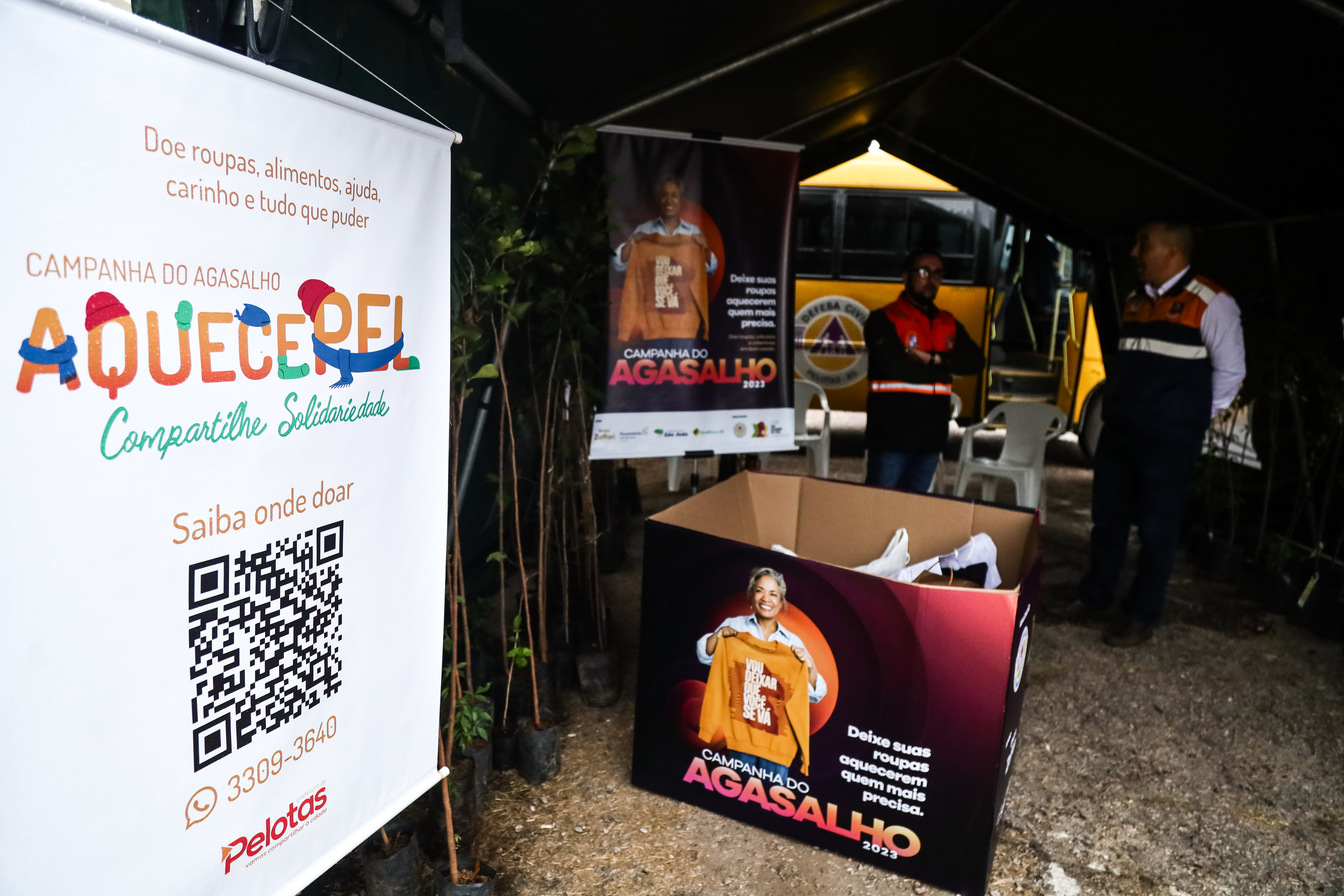 Campanha do Agasalho e Alimentos deste ano teve 16 pontos de coleta espalhados pela cidade