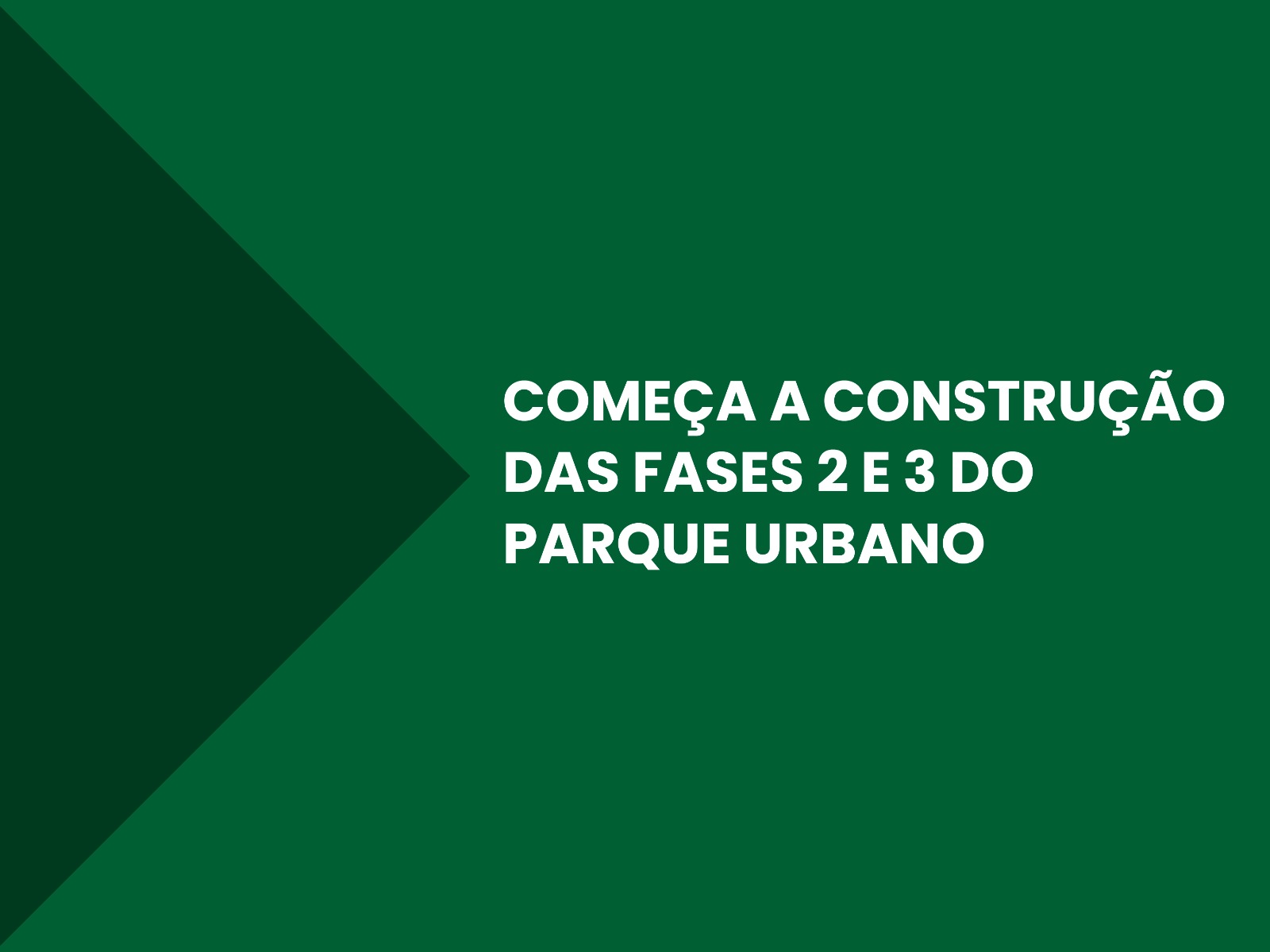 Espaço público localizado na avenida Juscelino Kubitschek de Oliveira será qualificado para criar lugar de convivência integrado à área existente arborizada