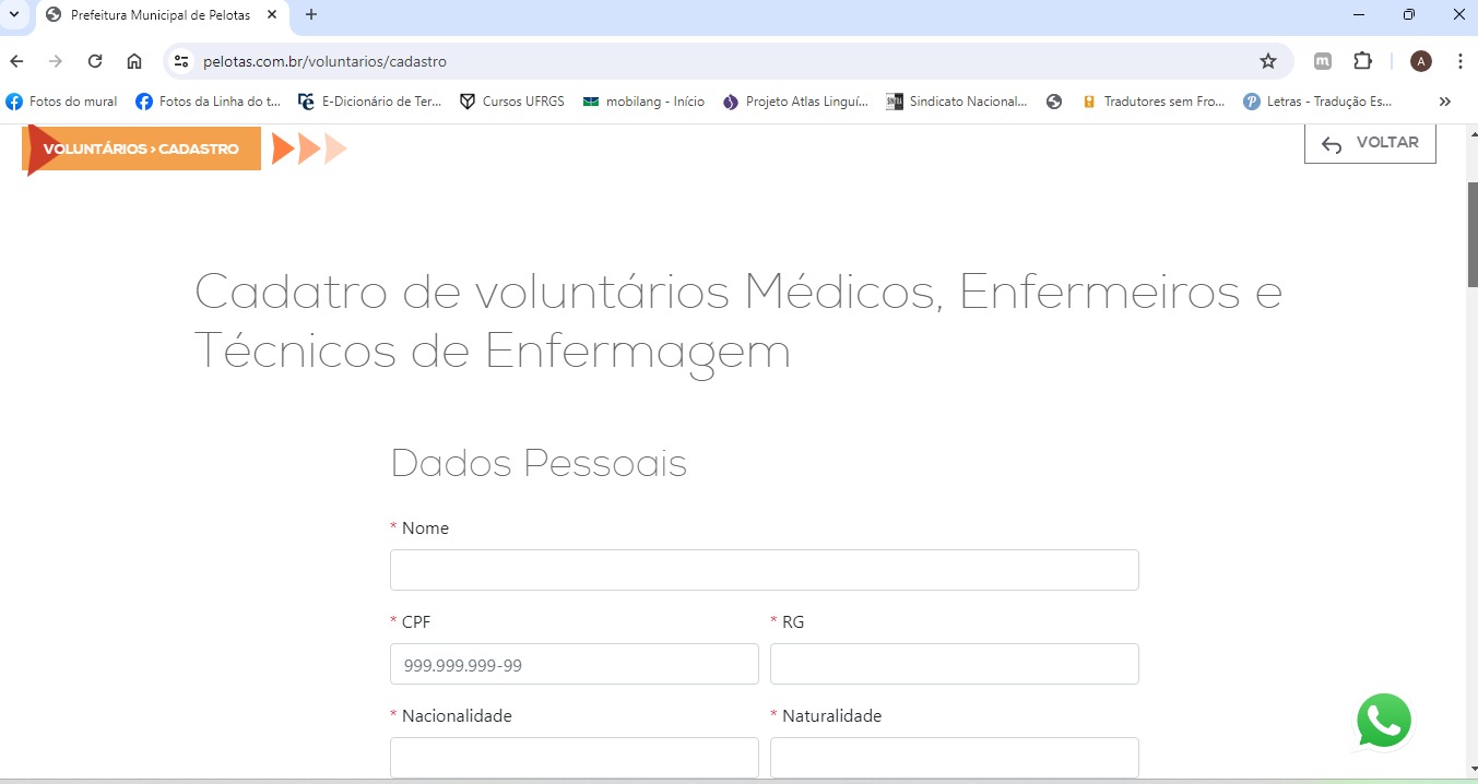 Contingente vai atuar junto às equipes da Secretaria de Saúde nos abrigos