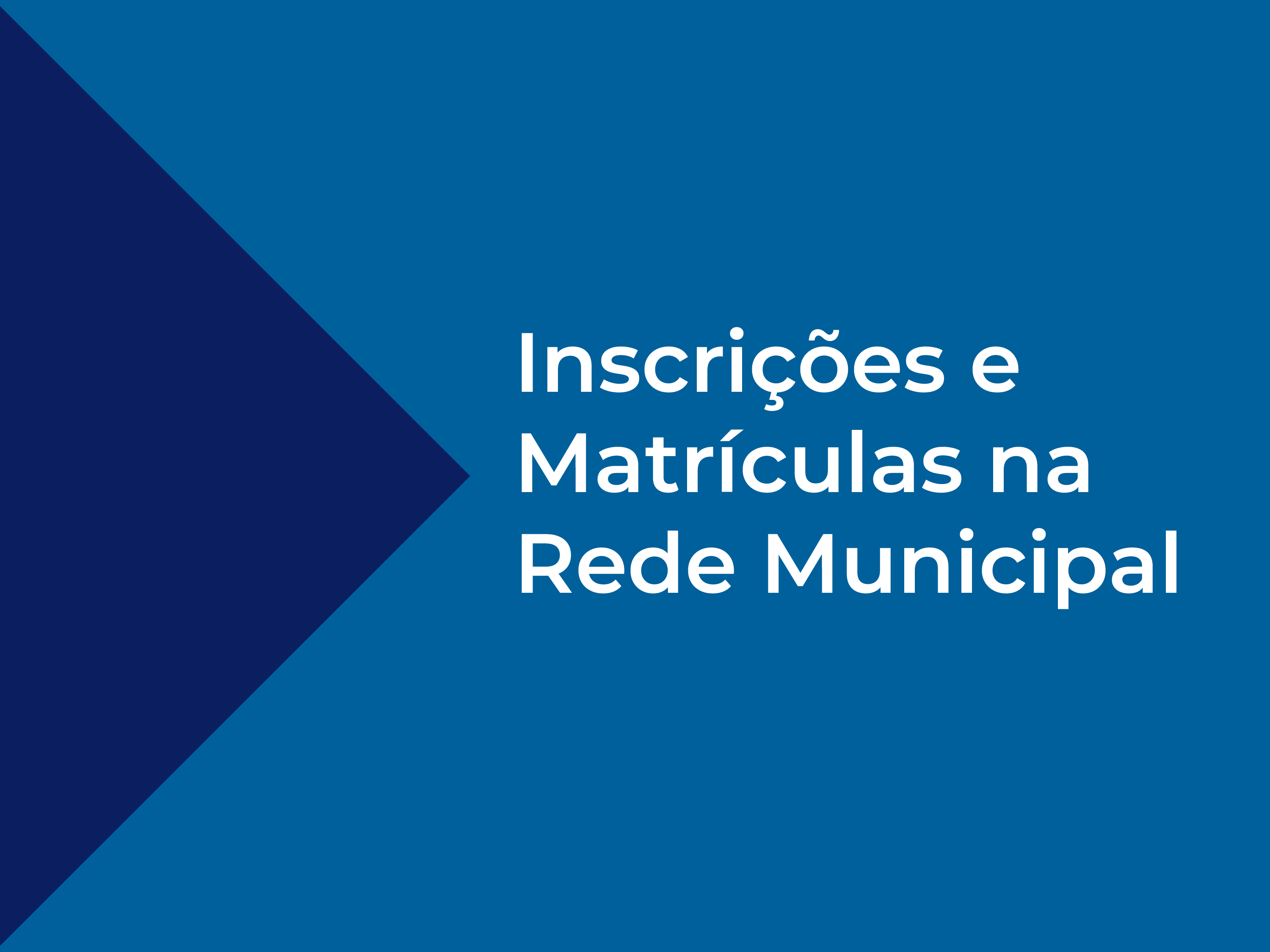 Até o dia 13 de janeiro está aberto o período de inscrições para pedidos de transferências e também segunda oportunidade para ingressos nos Prés 1 e 2 e 1º ano do Fundamental para quem perdeu o prazo em novembro