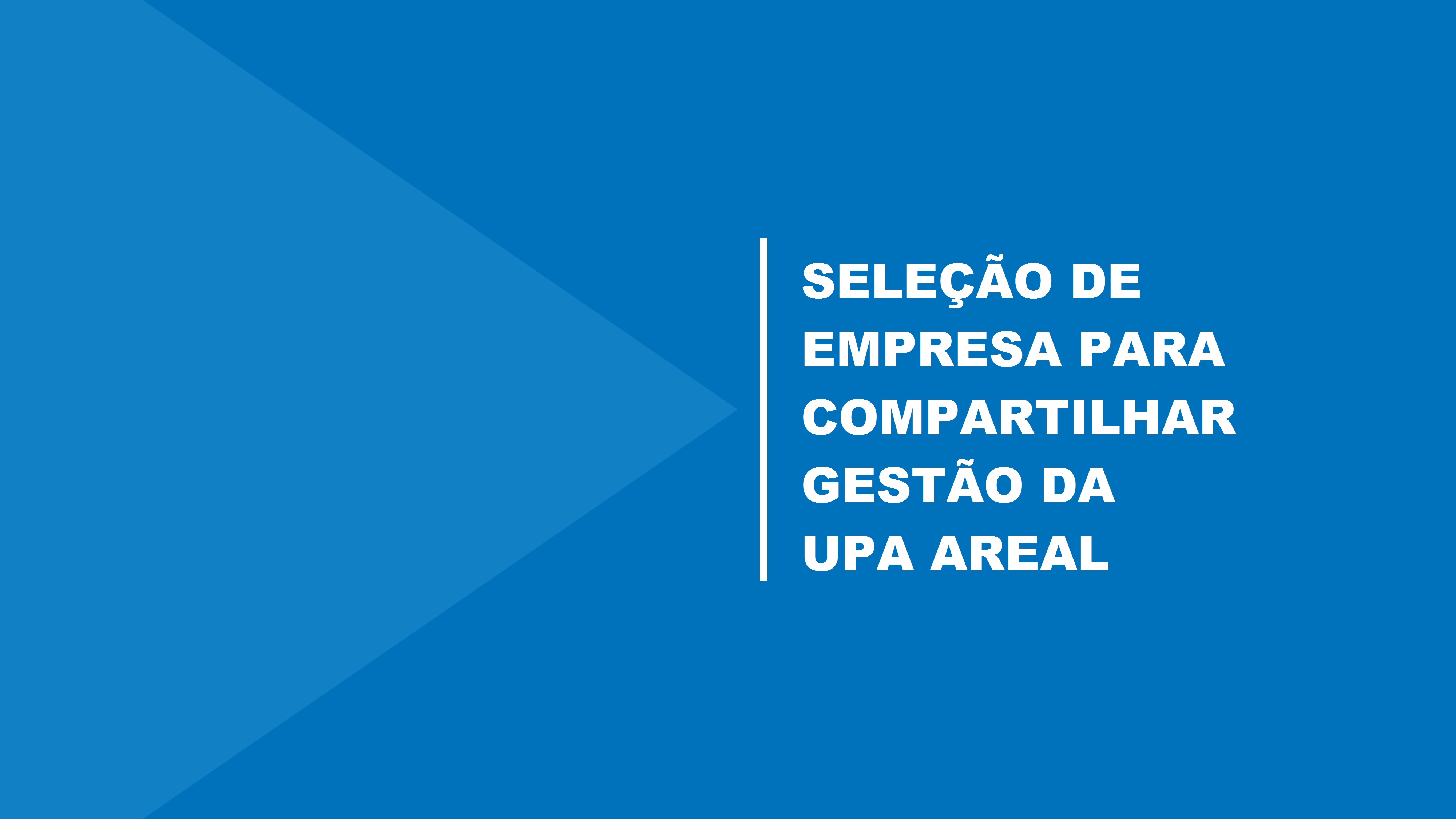 Lançado o extrato do edital. Município garante que não há risco do atendimento à população ser interrompido durante transição