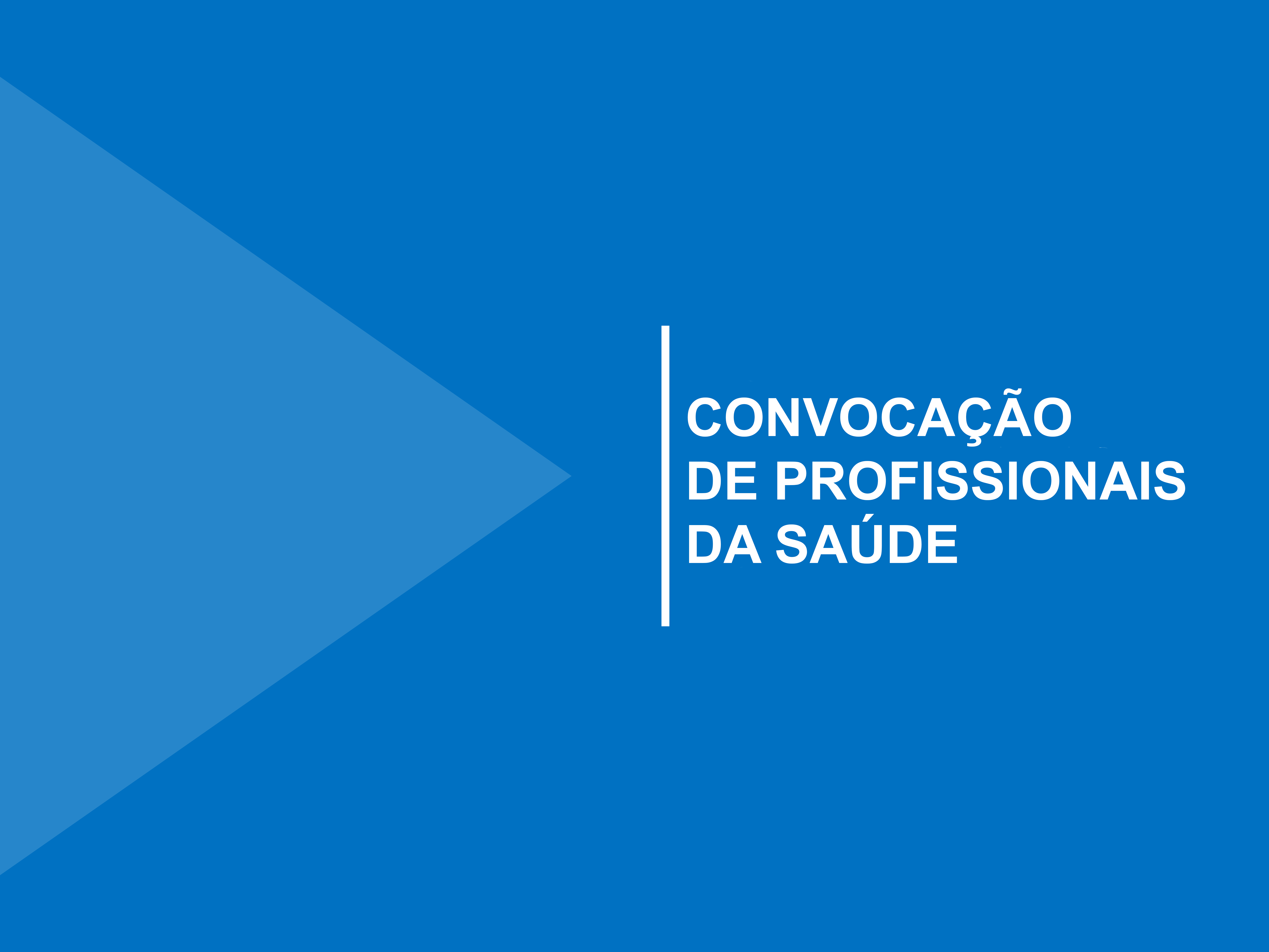 Foram publicados editais de convocação de médicos, videofonistas e condutores de ambulância