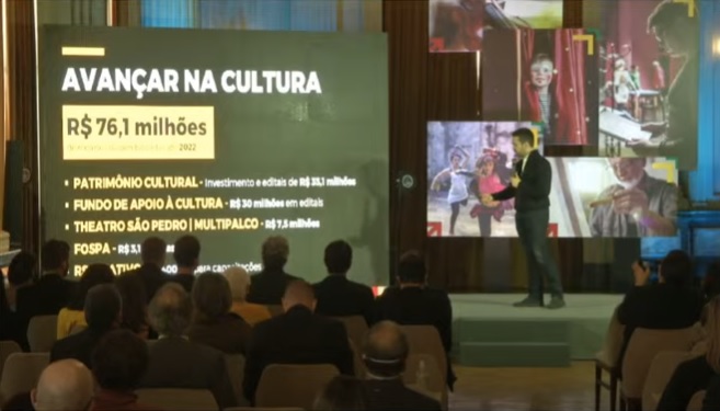 Iniciativa do governo do Estado busca estimular o setor cultural e foi lançada em evento virtual