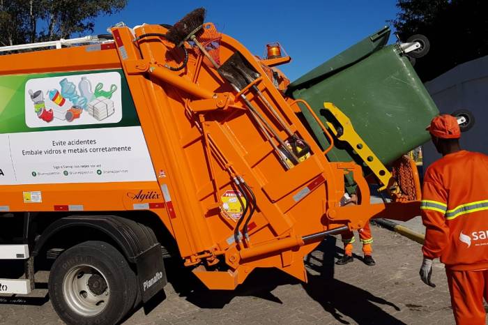 Recolhimento de resíduos orgânicos e recicláveis acontecerá sábado, segunda e terça-feira normalmente