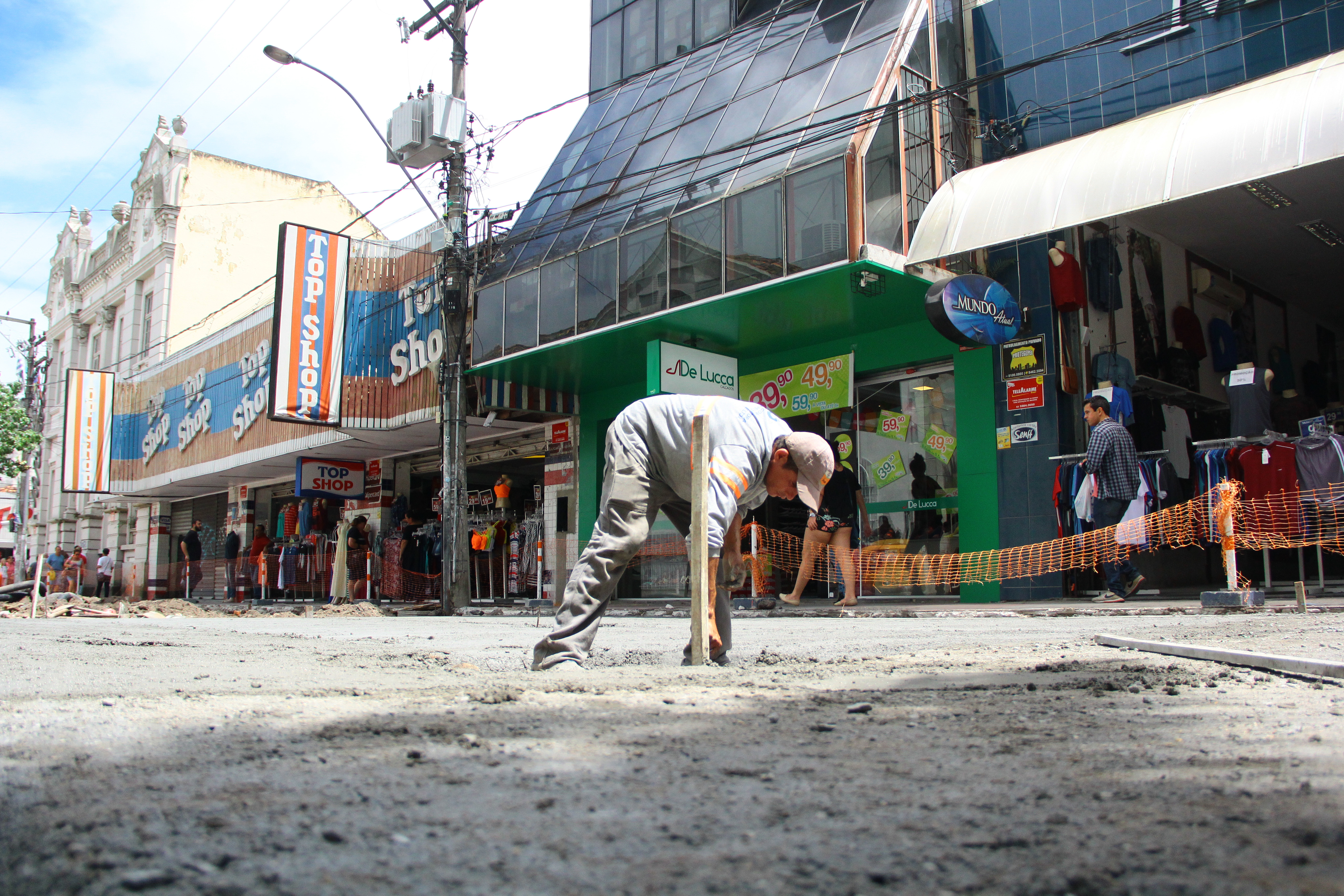 Obras na última quadra, prevista no projeto de revitalização da área central, serão simultâneas às da Andrade Neves entre Floriano e Lobo da Costa