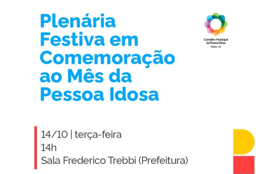 Evento apresentará diagnóstico da Cidade Amiga da Pessoa Idosa