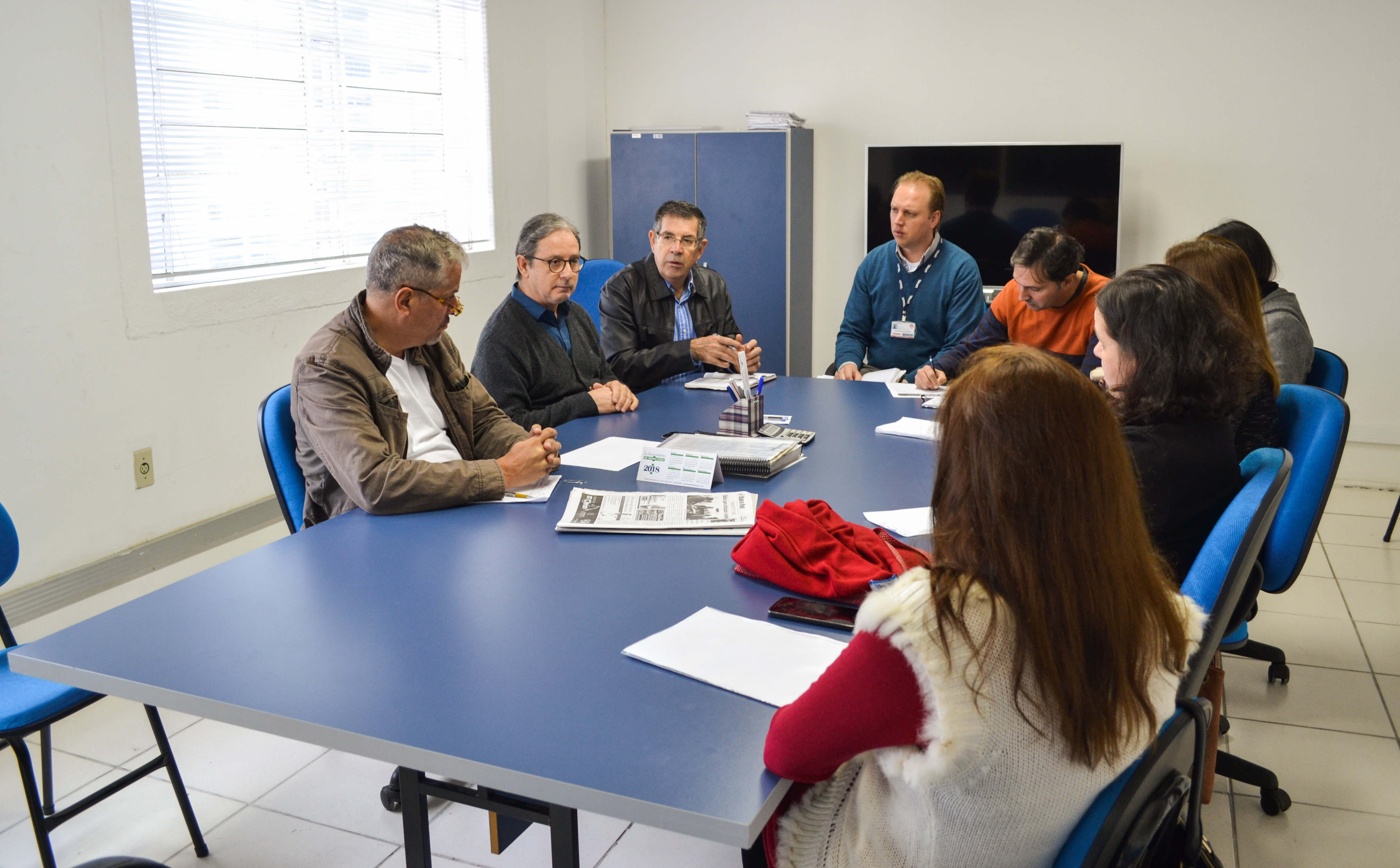Representantes da equipe de trabalho do Plano de Mobilidade, Secult, UFPel e UCPel realizam trabalho integrado para construção do documento