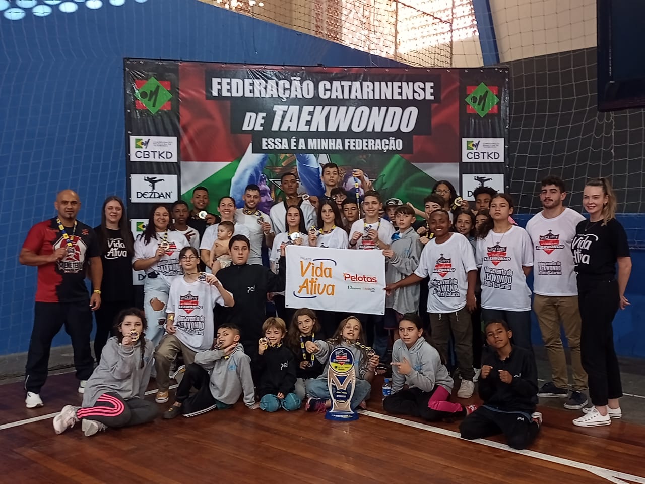Atividade realizada em Santa Catarina contou com a participação de 32 atletas pelotenses