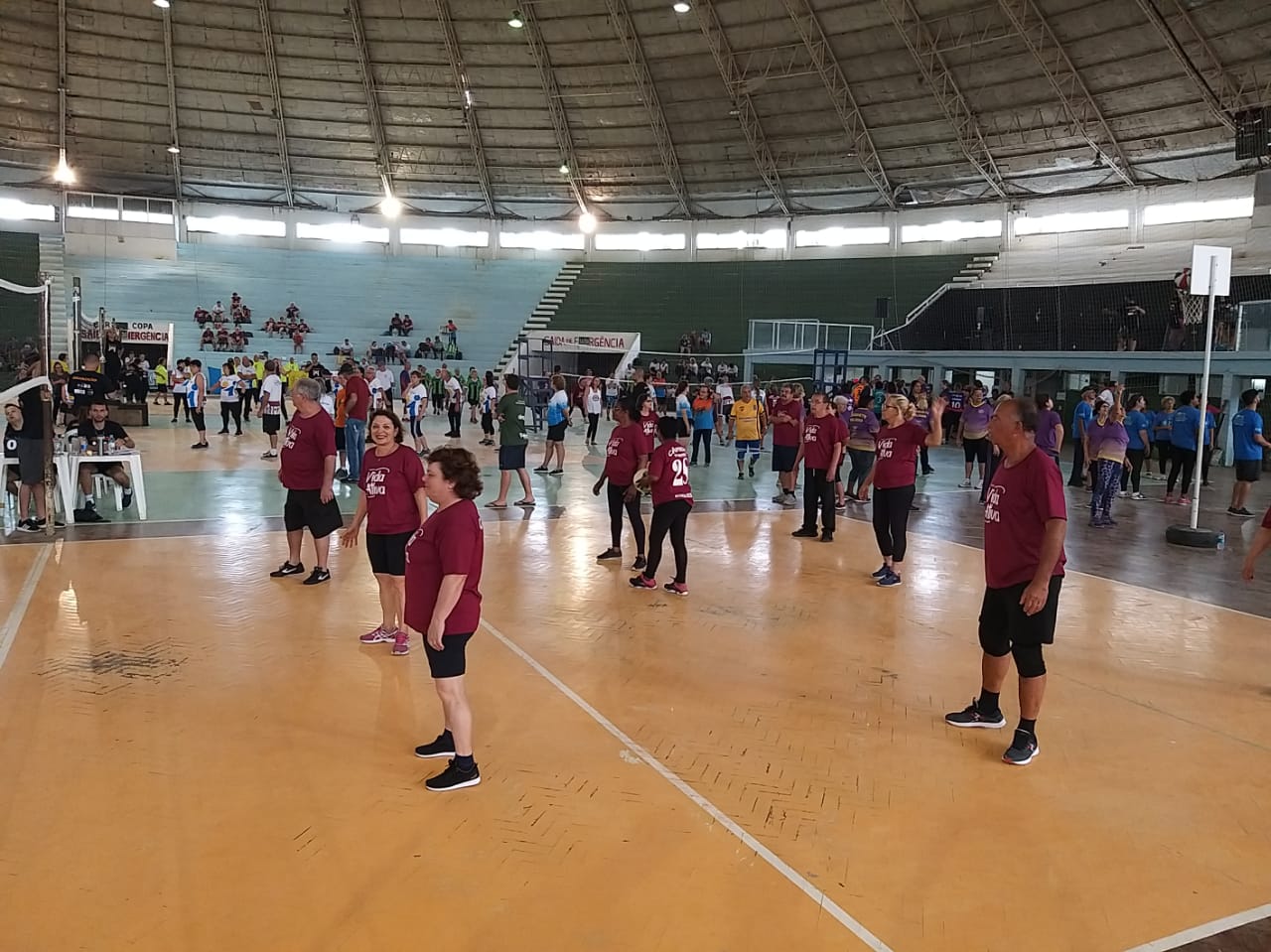 Cerca de 40 praticantes pelotenses, acima de 60 anos, representaram a cidade no litoral gaúcho