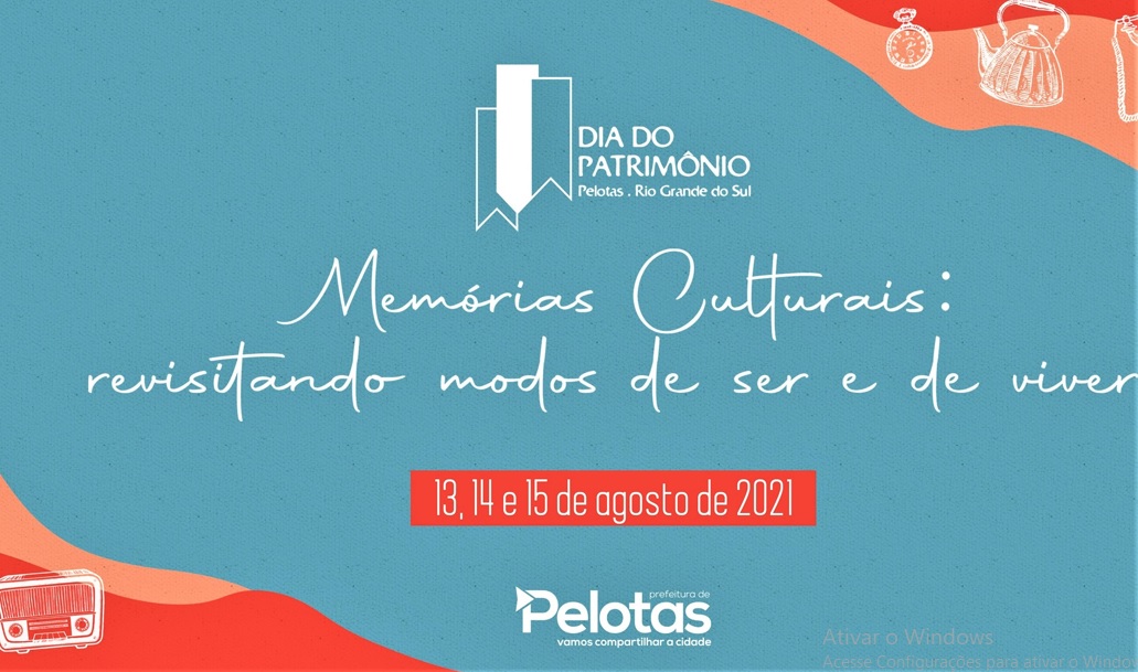 Nesta quinta (8) ocorre a primeira Conversa do evento que será realizado em 13, 14 e 15 de agosto com o tema: “Memórias culturais: revisitando modos de ser e de viver”