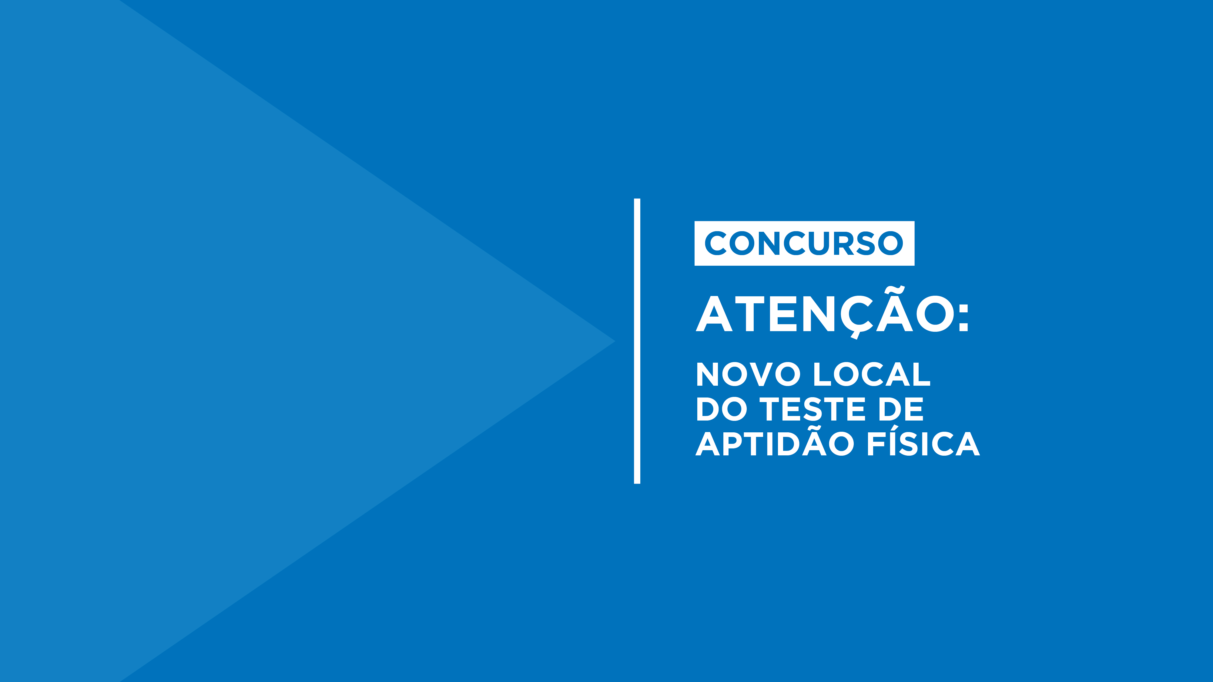 Avaliação de aptidão física vai ser realizada neste domingo, 15, de acordo com cronograma divulgado pelo certame