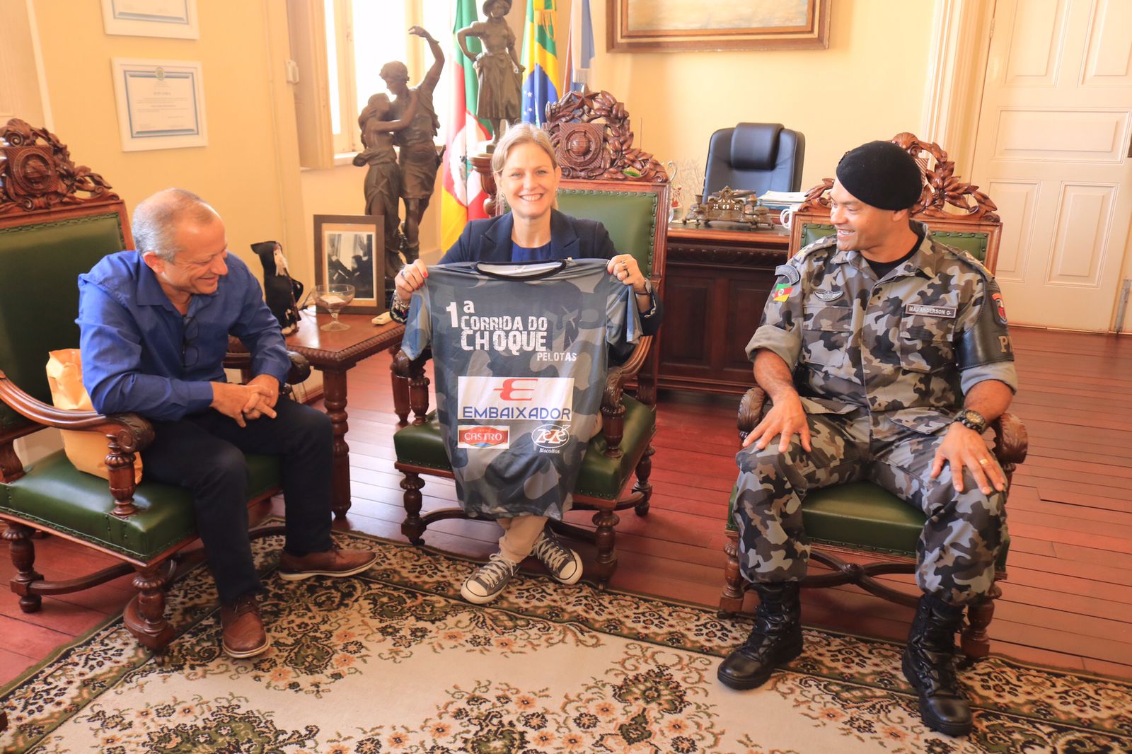 Evento, fruto de parceria entre 5º Batalhão de Polícia de Choque da Brigada Militar e Sesc Pelotas, tem apoio da Prefeitura e acontece neste domingo