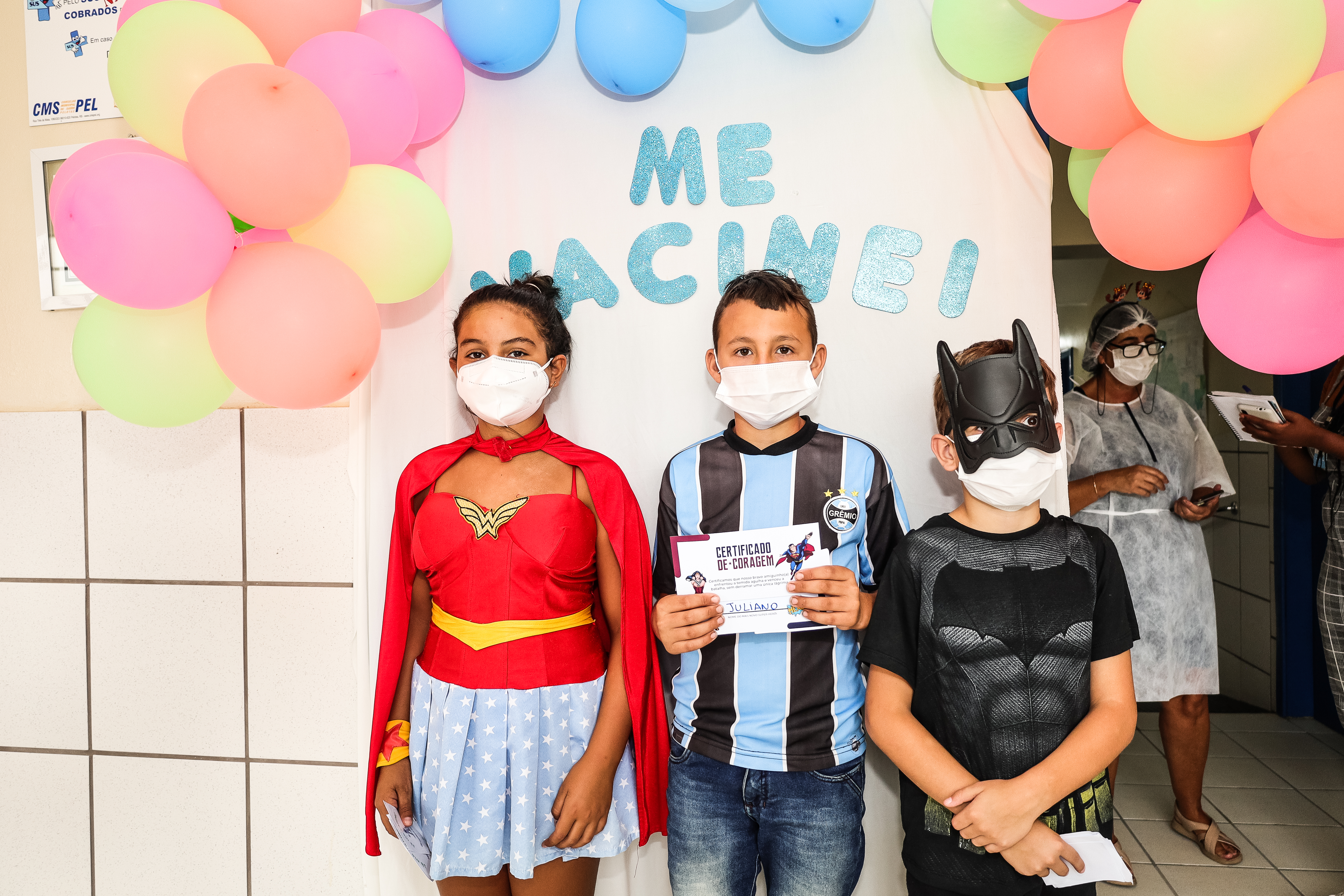 Percentual de 70,88% das crianças, com idade entre 5 e 11 anos, já recebeu a primeira dose da vacina contra a Covid-19, enquanto 23,51% completaram a proteção com as duas aplicações
