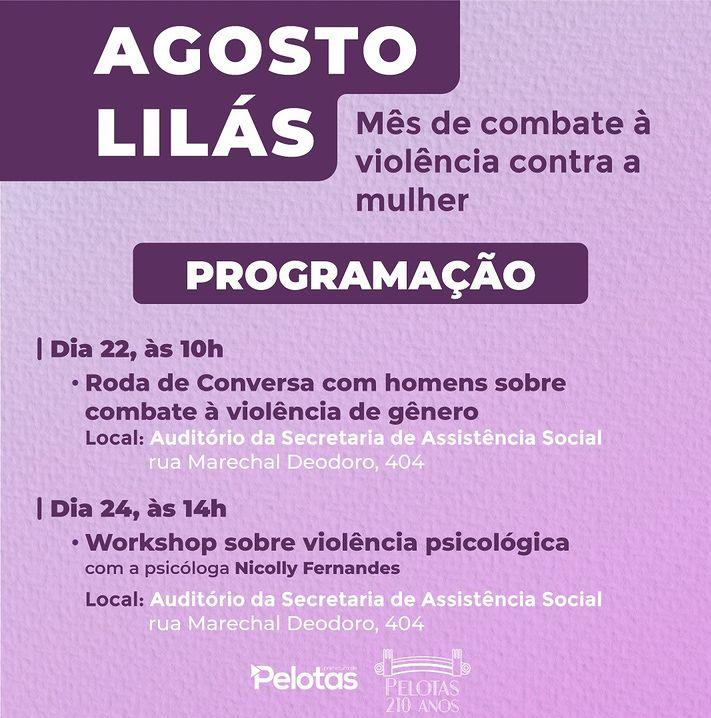 O esforço é para chamar a atenção de toda a população, independente de gênero, sobre a violência e as formas de enfrentamento