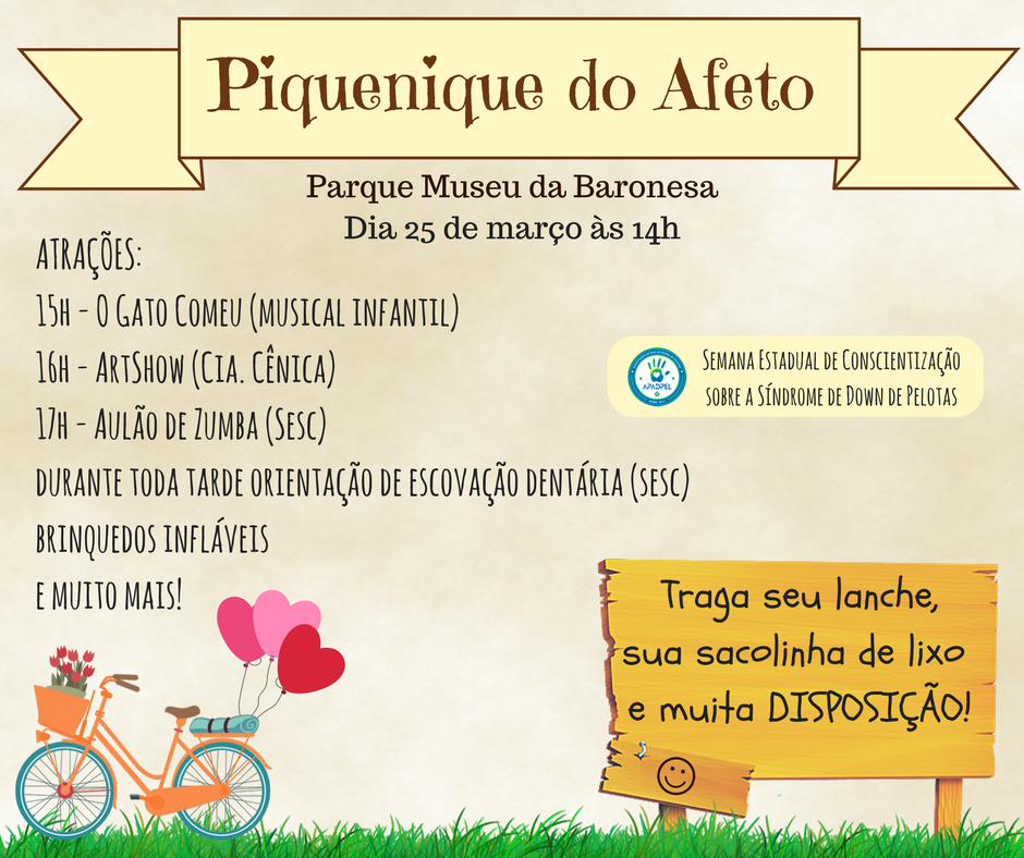 Evento será no domingo (25)
